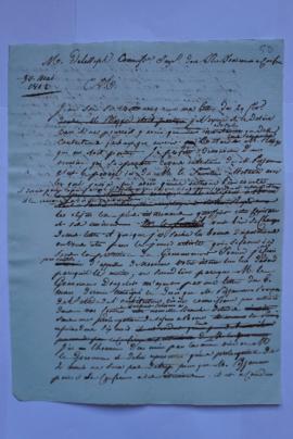 lettre de Lethière à Lesseps, commissaire impérial aux Îles ioniennes, fol. 50-50bis