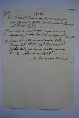 quittance d’Atanasio Adduci, matelassier, à Pierre Narcisse Guérin, fol. 274