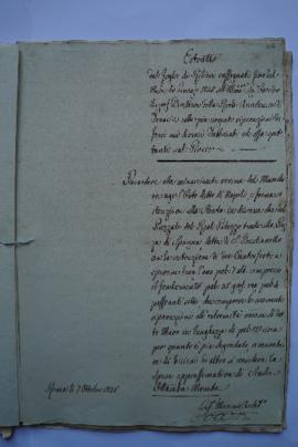 devis de l’architecte de l’Académie Giuseppe Marini à Ingres, fol. 444-445