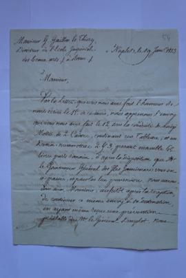 lettre de Balsame à Lethière, fol. 54-55
