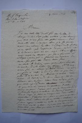 lettre au sujet des comptes et du remboursement de Jacques Sere de Lethière à Sere, fol. 247