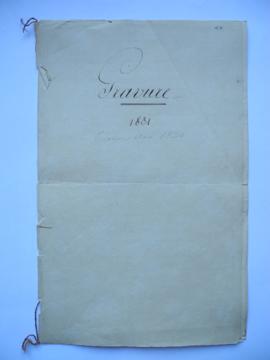 « Gravure. 1831. [Travaux de 1830.] », rapport de l’Institut de France à l’Académie de France à R...