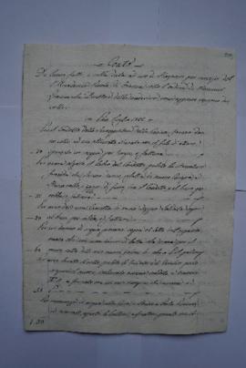 cahier de comptes et quittance pour les travaux de juillet à novembre 1822, du vitrier et étameur...