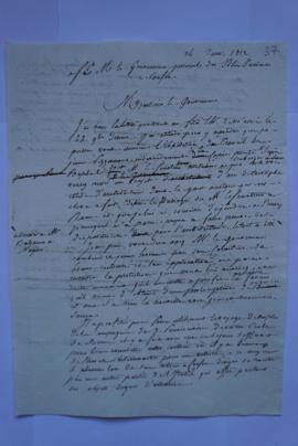 lettre de Lethière au Gouverneur général des Îles ioniennes, fol. 37-37bis