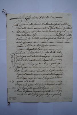 cahier des comptes et quittance pour les travaux du juillet au septembre 1823, du maître maçon Fr...