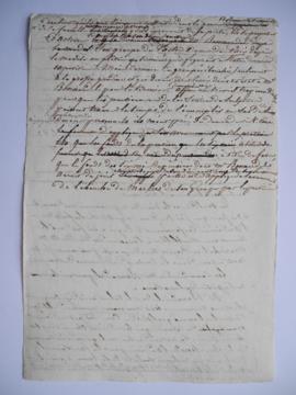 Ensemble de lettres informant de l’état de santé et du décès de Pierre Antoine Hippolyte Bonnarde...