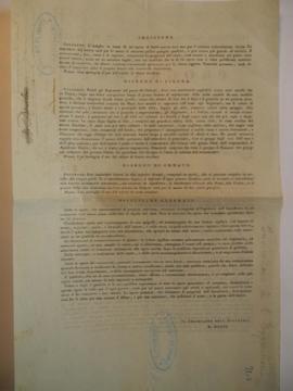 « Invitations à l’exposition » : brouillon manuscrit concernant l’invitation à l’exposition publi...