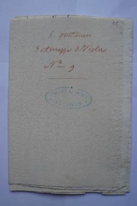 « 8 quittances d eterrazzi et Viola. N°9 », fol. 118-127