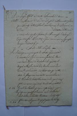 cahier de comptes et quittance pour les travaux de juillet à décembre 1830, du maître-maçon Franc...