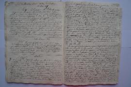 « Copie de Lettres. M. Thevenin Directeur. Depuis le 1er Juin 1816. jusqu'à fin 1817. », fol. 39-...