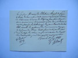 certificat des retenues des pensionnaires d’avril et de mai 1843, de Jean- Victor Schnetz, fol. 368