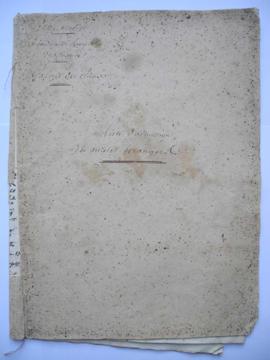 « Listes d’admission des artistes étrangers » [426/1] : 3 cahiers manuscrits reliés et billets d’...
