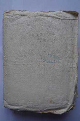 « M. Lethière. 1810-1811 », pochette contenant les fol. 27 à 406