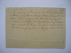 lettre de Jean-Victor Schnetz au comte Duchatel, ministre de l’Intérieur, fol. 464-466