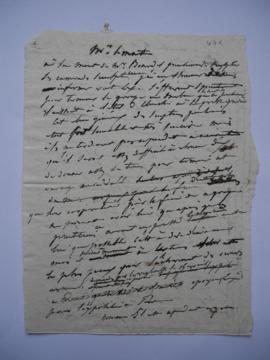 lettre de Jean-Victor Schnetz au comte Duchatel, ministre de l’Intérieur, fol. 471