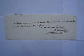 deux quittances pour les frais du retour en France, de Louis Destouches à Charles Thévenin, fol. ...