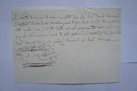 deux quittances pour le linge de l’année 1822, de Luisa Lafonte à Charles Thévenin, fol. 121-122
