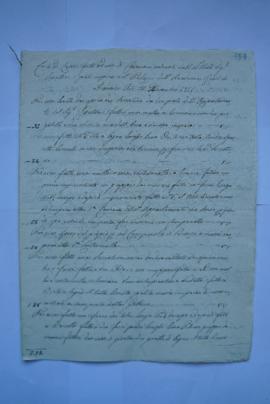 cahier des comptes et quittance pour les travaux du 30 décembre 1825, du serrurier Carlo Carlucci...