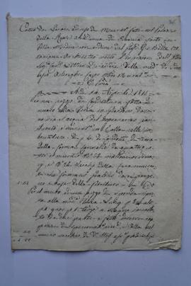 cahiers de comptes et quittances pour travaux de Francesco Oslenghi, maître-maçon (avril-mai 1815...