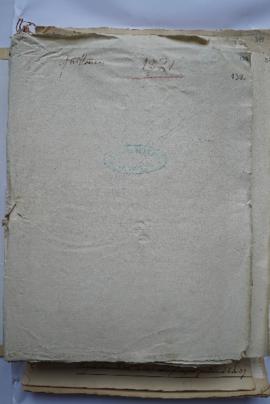 « quittances. 1821 », pochette contenant les fol. 133 à 195, fol. 132ter, 196