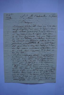 lettre de Lethière à l’ambassadeur de France à Rome, fol. 199-200