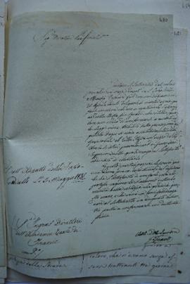 lettre du sculpteur Pierre François Giraud à Ingres, fol. 480