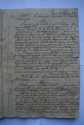 copie de lettres depuis le 20 janvier 1827, jusqu’au 14 juin 1827, fol. 103-110bis