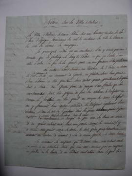 « Notice sur la Villa Medicis », fol.4-5bis