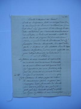 cahier des comptes et quittance pour travaux, de manutention annuelle de l’Académie en juin 1842,...