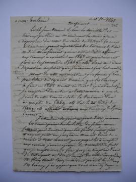 lettre de Jean-Victor Schnetz au banquier à Rome, Marino Torlonia, fol. 505