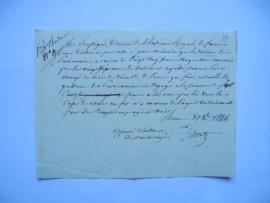 certificat des retenues des pensionnaires du mois de décembre 1844, de Jean-Victor Schnetz, fol. 316