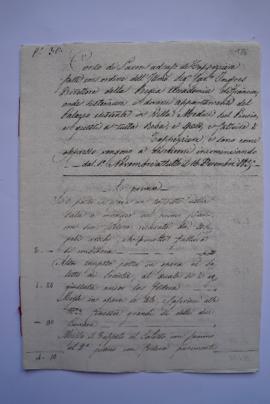 cahier des comptes et quittance pour les travaux du 1er novembre au 16 décembre 1835, du tapissie...