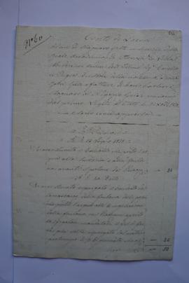 cahier des comptes et quittance pour les travaux du 1er juillet au 31 décembre 1838, de l’étameur...
