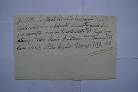 quittance pour le bois, de Pietro Angelini à Pierre Narcisse Guérin, fol. 157