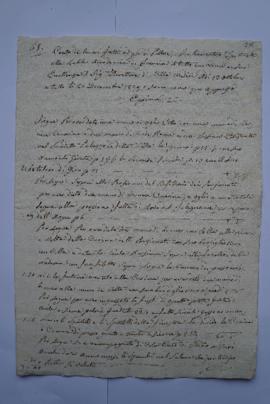 cahier de comptes et quittance pour les travaux du 13 octobre au 20 décembre 1829, du badigeonneu...
