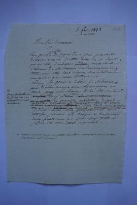 lettre de Lethière à Desmarais, fol. 242