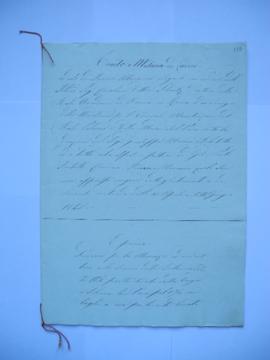 cahier de comptes et quittance pour les travaux du 15 avril jusqu’à juin 1846 de Giovanni et Paol...