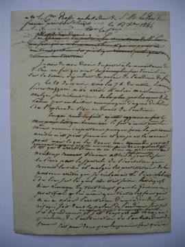 lettre de Jean-Victor Schnetz au comte Rossi, ambassadeur de France, fol. 526