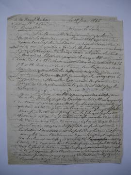lettre de Schnetz, Victor au secrétaire perpétuel de l’Académie, Raoul- Rochette, fol. 522