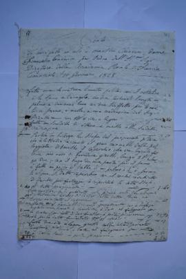 cahier des comptes et quittance pour les travaux à partir du 10 janvier 1828, du serrurier et fer...