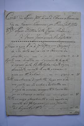 cahier des comptes et quittance pour les travaux réalisés à partir du 1er juillet 1838, du serrur...