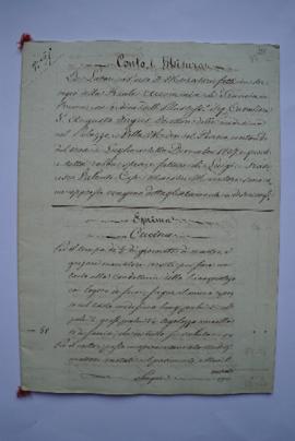 cahier des comptes et quittance pour les travaux faits de juillet à décembre 1837, des maçons Fra...