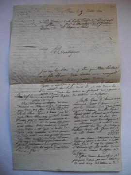 réponses aux observations du ministre sur le compte de 1809, de Lethière au ministre de l’Intérie...