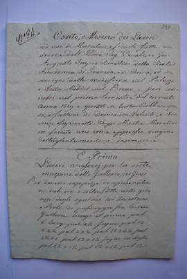 cahier des comptes et quittance pour les travaux du premier semestre 1839, des maîtres-maçons Dom...