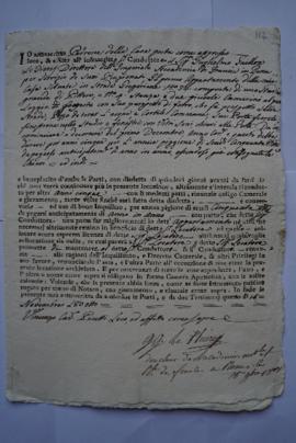 contrat de logement, de Pacetti à Lethière, fol. 117