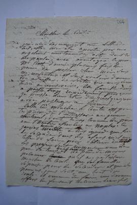 lettre recommandant Montreuil, sculpteur de Lethière à Le Comte, fol. 264-264bis