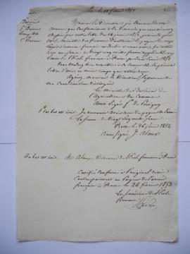 lettre relative à la demande d’autorisation du payement par le corps expéditionnaire français en ...