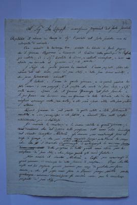 lettre, de Lethière à Lesseps, commissaire impérial aux Îles ioniennes, fol. 36