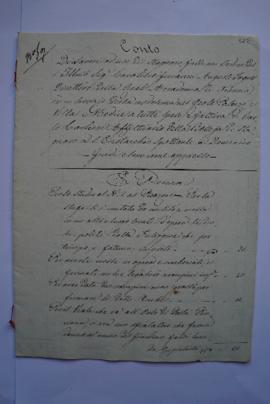 cahier des comptes et quittance pour les travaux à la Villa Médicis, de l’étameur Carlo Carlieri ...