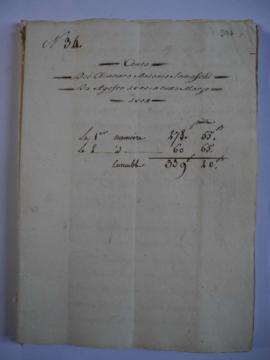 « Serrurier 1803-1804 » : cahiers de comptes du serrurier, fol. 297 à 390. - « Menuisiers 1803-18...